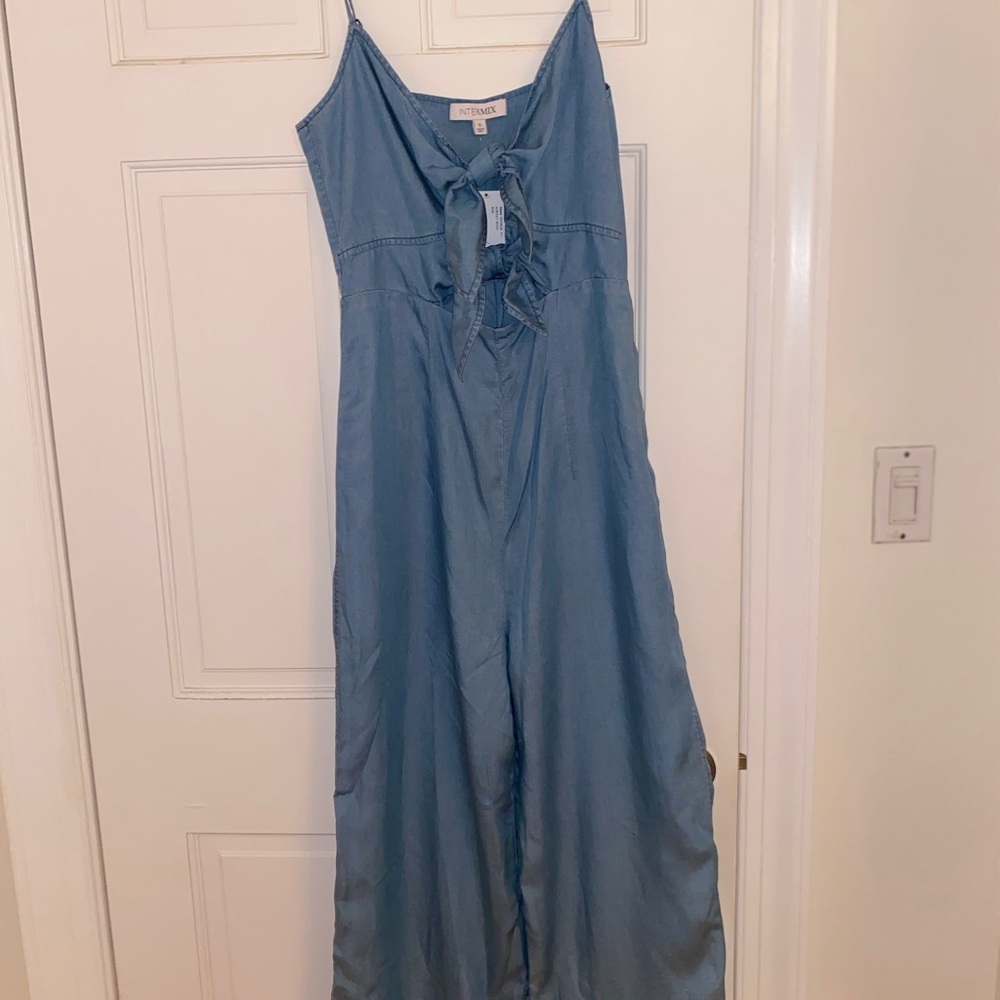 Intermix Blue Jumpsuit